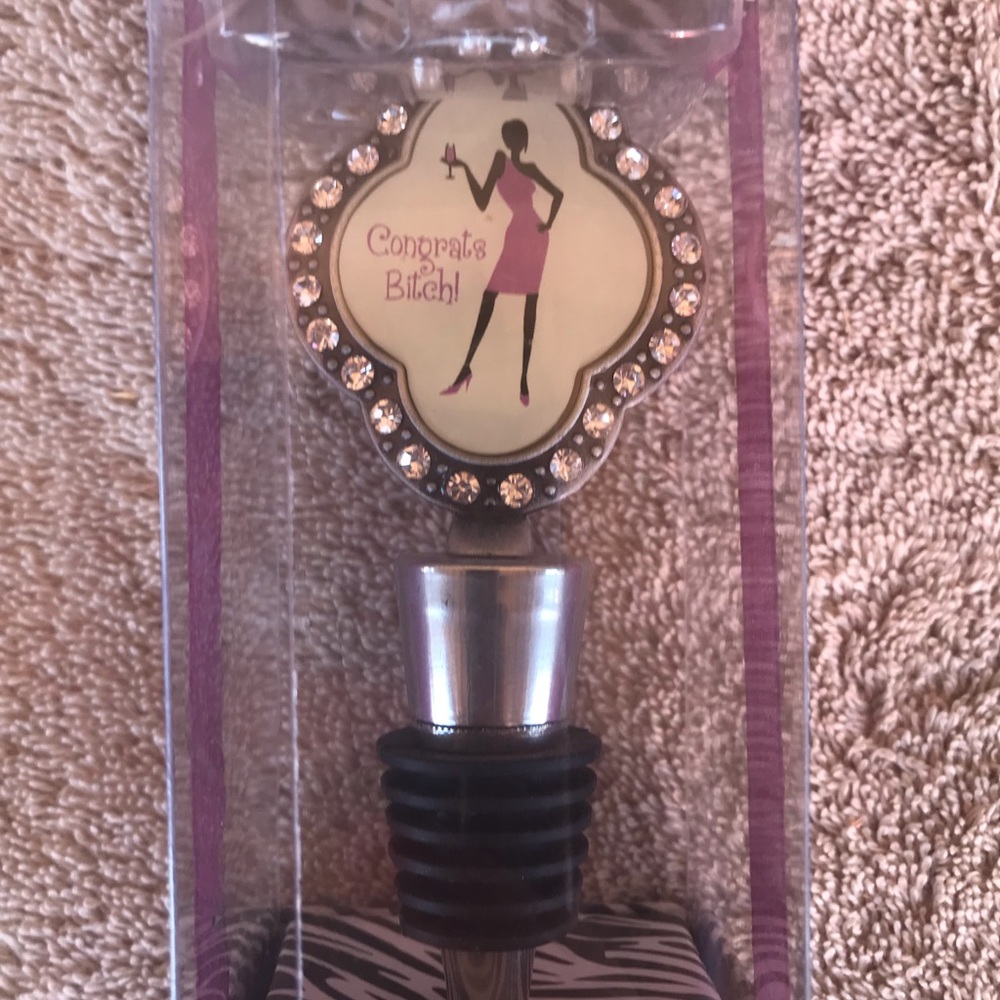 Congrats Bitch! Wine Stopper